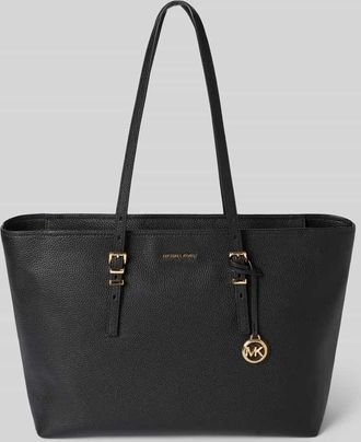 Michael Kors Handtasche aus echtem Leder mit Logo-Detail Modell Qiunn in Black, Gr&ouml;&szlig;e 1