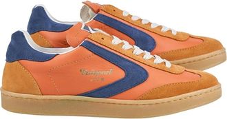 Valsport Schoenen, Heren, Veelkleurig, 40 EU, Su&egrave;de, Leren Su&egrave;de Oranje Stijlvolle Sneakers