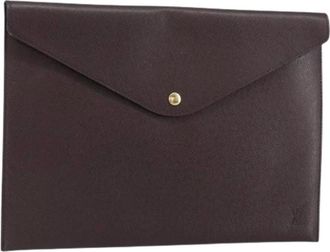 Louis Vuitton Pre-owned Clutches, female, Brown, Size: ONE SIZE Pre-owned Clutch