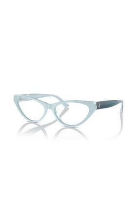 Jimmy Choo London 55mm Cat Eye optical glasses in Blue at Nordstrom