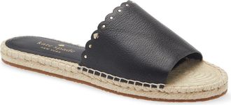 Kate Spade New York gabriela espadrille slide sandal in Black at Nordstrom Rack, Size 7