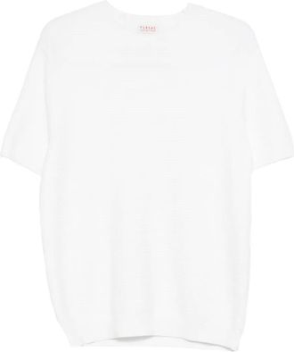 Fursac Wafel T-shirt - Wit