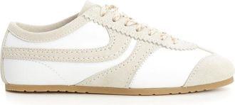 Dries Van Noten Leather And Suede Sneakers