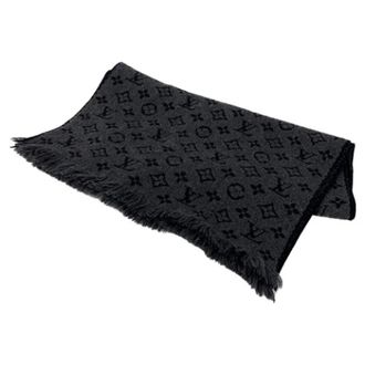 Louis Vuitton Pre-owned Scarves, male, Gray, Size: ONE SIZE Pre-owned Vintage Stole
