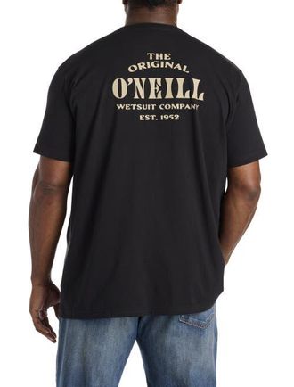 O'Neill Big & Tall Wedges Graphic Tee in Black at Nordstrom, Size 3X Big