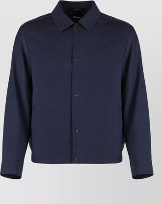 HUGO BOSS wool blend overshirt jacket