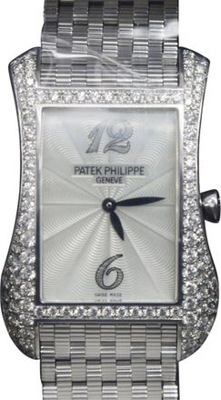 Patek Philippe Gondolo Quartz Diamond Ladies Watch 4972-1G-001