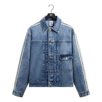 Kith x Messi for adidas Football Denim Jacket Aurora Ink ADKR0106