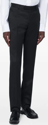 Lardini single-breasted wool suit - Black