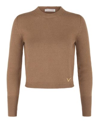 Valentino Ribbed Cashmere Sweater