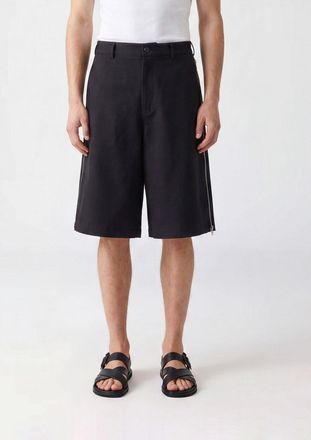 Comme Des Gar&ccedil;ons Shorts chino in cr&ecirc;pe di poliestere al ginocchio