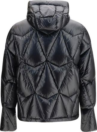 Moose Knuckles Mens Black Nylon Shell Jacket Clothing
