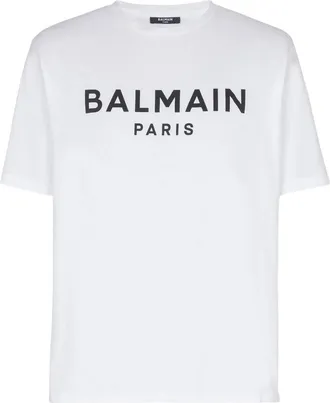 Balmain Logo-print Cotton T-shirt