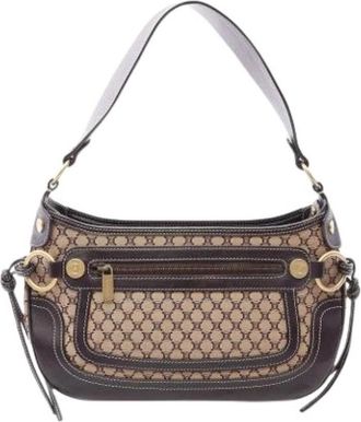 Celine Pre-owned Canvas Shoulder Bag - Dames - Vintage Schoudertas - Veelkleurig - ONE Size - Leer - Vintage