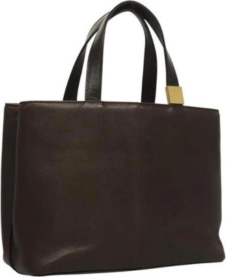 Burberry Tweedehands leren handtassen - Dames - Vintage Shopper - Bruin - ONE Size - Leer - Vintage