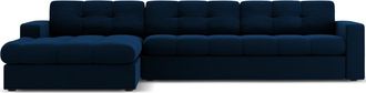 CXL by Christian Lacroix 4-Sitzer Designer Ecksofa Yohan mit Eckteil links - Samtbezug