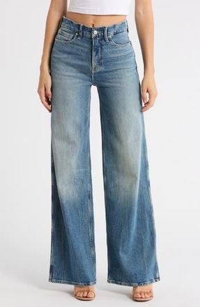 Good American Good Skate Wide Leg Jeans in Indigo869 at Nordstrom Rack, Size 00