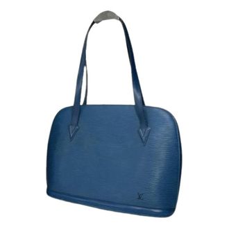 Louis Vuitton Pre-owned Shoulder Bags, female, Blue, Size: ONE SIZE Pre-owned Vintage Shoulder Bag