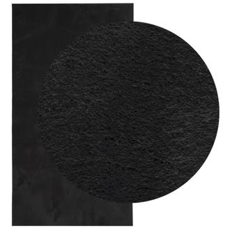 Berkfield Home Rug HUARTE Short Pile Soft & Washable Black 60x110 cm | Size: Medium