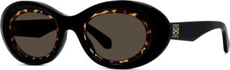Loewe Anagram Zonnebril - unisex - Zonnebrillen - Bruin - 54 MM - Accessoires