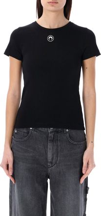 Marine Serre T-Shirts und Polos Schwarz