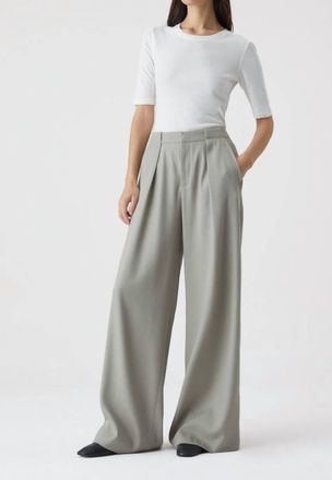 Closed Rylan Wide Leg Pant In Grey Marble