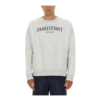 Family Fir$t Milano Family First, Heren, Sweatshirts & Hoodies, Grijs, Maat: L