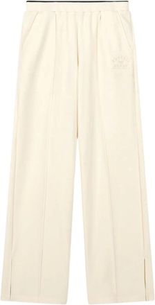 Emporio Armani Wijde broek - Dames - Broeken - Wit - Maat: XS
