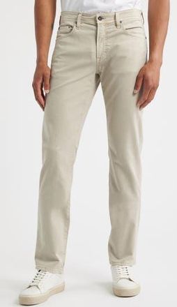 AG - Adriano Goldschmied Prot&eacute;g&eacute; Italian Light Bedford Straight Leg Pants in Sulfur Coastal Pebble at Nordstrom Rack, Size 40 X 34