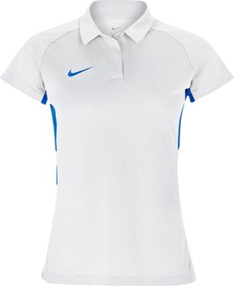 Nike Raglan-hockeytrui voor dames (Wit, Royaal Blauw)