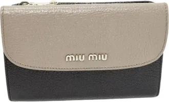 Miu Miu Pre-owned Wallets, female, Multicolor, Size: ONE SIZE Pre-owned Leather Wallet