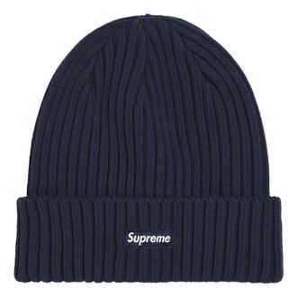 SUPREME SS26 Overdyed Beanie Navy SUP-SS26-1004-NVY