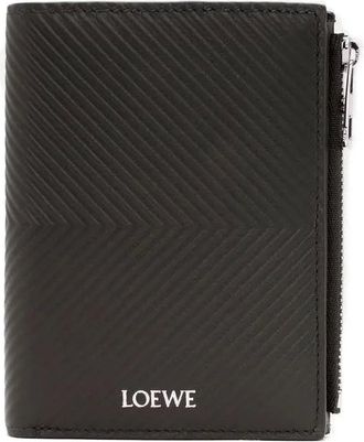 Loewe snap button-closure slim wallet - Grey