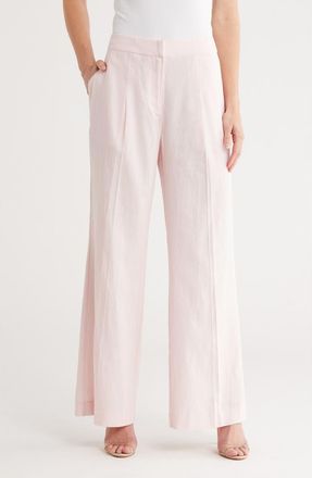 Parker The Ellison High Waist Wide Leg Pants in Marys Rose at Nordstrom Rack, Size X-Large