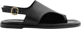 Maison Toufet Sandale Alicia - Dames - Sandalen - Zwart - 41 EU - Leer - Schoenen