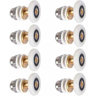 OEM 8 Ruedas De Rodillo De 25 Mm Para Puerta De Ducha, Rodillos Para Puerta Corredera, Rueda De Repuesto Para Rodillo De Puerta De Ducha - Crezuo