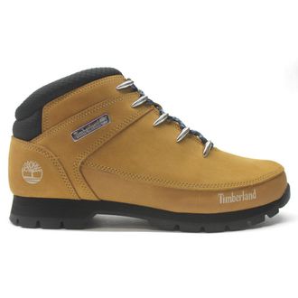 Timberland Euro Sprint Mid Hiker Nubuck Mens Ankle Boots - Wheat Black - Size:UK 10.5