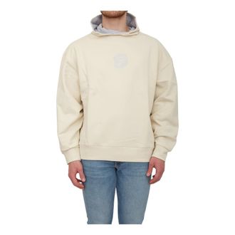 HUGO BOSS Hoodies & sweatvesten, Heren, Beige, L, Katoen, C-Stevens Hoodie