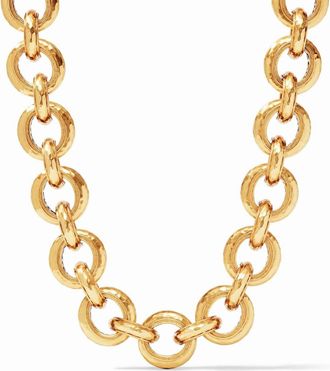 Julie Vos Womens Cannes Link Necklace In Gold