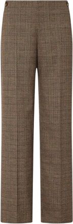 Liu Jo Pantalones rectos - Trousers - Mujer - Marr&oacute;n - 2XL