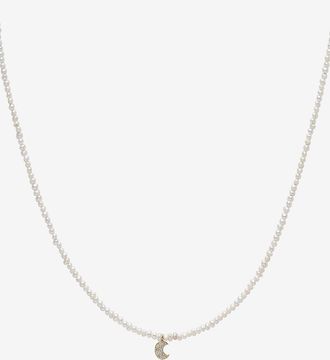 Roxanne First Perlenkette mit Gold-Mond mit Diamanten Baby Potato