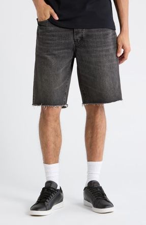 Purple Kamari Denim Cutoff Shorts in Black at Nordstrom, Size 36
