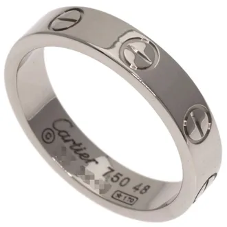 Cartier White Gold (18K) Band Ring (Pre-Owned)
