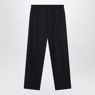 Balenciaga Wide Black Wool Trousers