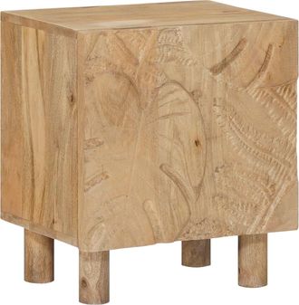 vidaXL Armario De Noche Hecho A Mano Madera Teak Marr&oacute;n Vidaxl