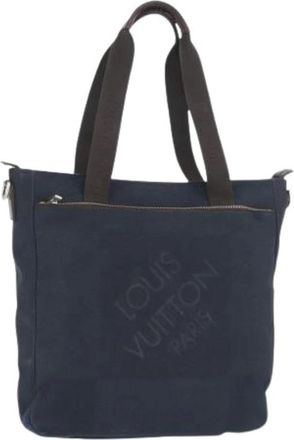 Louis Vuitton Pre-owned Tote Bags, female, Blue, Size: ONE SIZE Pre-owned Damier Geant Tote Bag