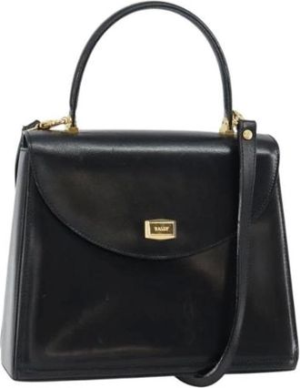 Bally Pre-owned Handbags, female, Black, Size: ONE SIZE Pre-owned Leather Handbag