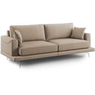 Divani.Store Divani.store - Dorian Divano moderno in tessuto morbido antimacchia T05 178 cm beige