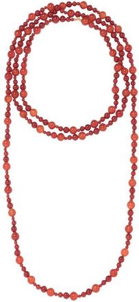 Jennifer Behr Veda Semiprecious Bead Necklace in Carnelian at Nordstrom