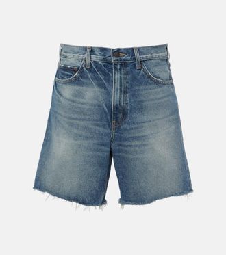 Nili Lotan Shorts di jeans Russel a vita bassa